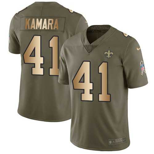 Nike Saints 41 Alvin Kamara Olive Gold Salute To Service Limited Jersey Dzhi,We sell and wholesale Nike Saints 41 Alvin Kamara Olive Gold Salute To Service Limited Jersey Dzhi on line form chian!
